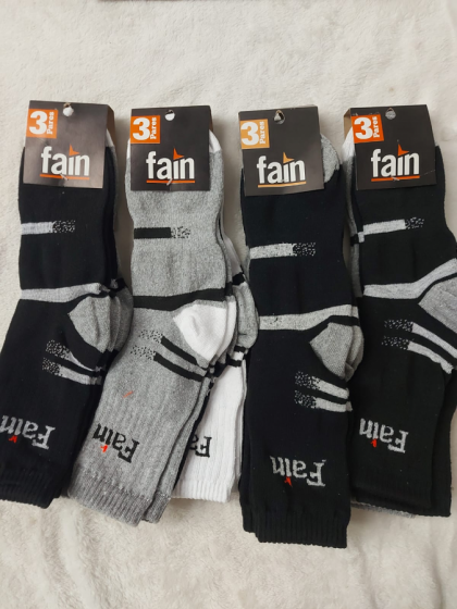 MEDIAS TENIS FAIN ADULTO - PACK X3