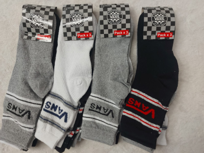 MEDIAS TENIS MARCAS - PACK X3