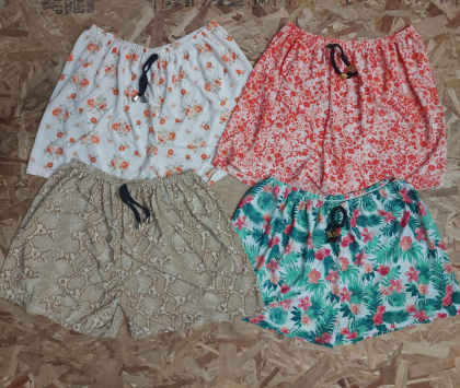 SHORT DE DAMA DE SEDA FRIA