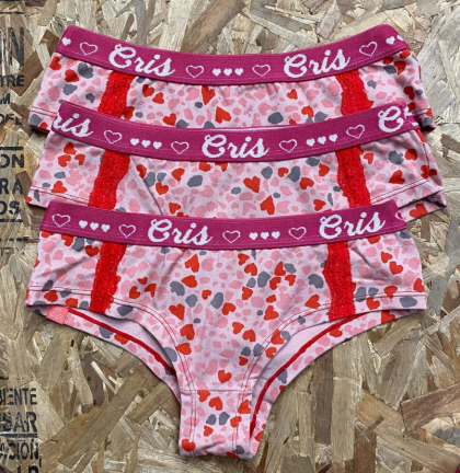 CULOTTE ROSA ELASTICO "CRIS"