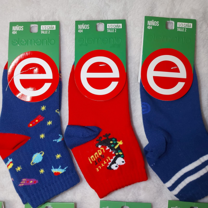 MEDIAS TENIS ELEMENTO - INFANTIL