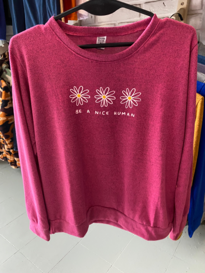 REMERA LANILLA DE DAMA