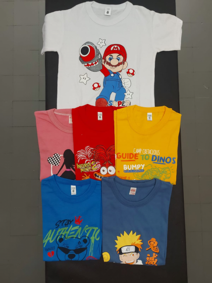 REMERA INFANTIL ESTAMPADAS ECO