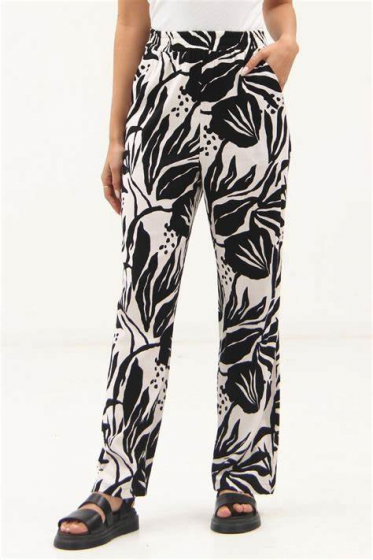 PANTALON PALAZO DE LINO